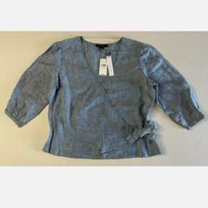 Sanctuary Women's Dove Wash The Artist Blue Blouse